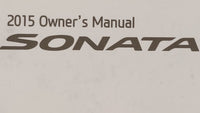 2015 Hyundai Sonata Owners Manual Book Guide OEM Used Auto Parts - Oemusedautoparts1.com