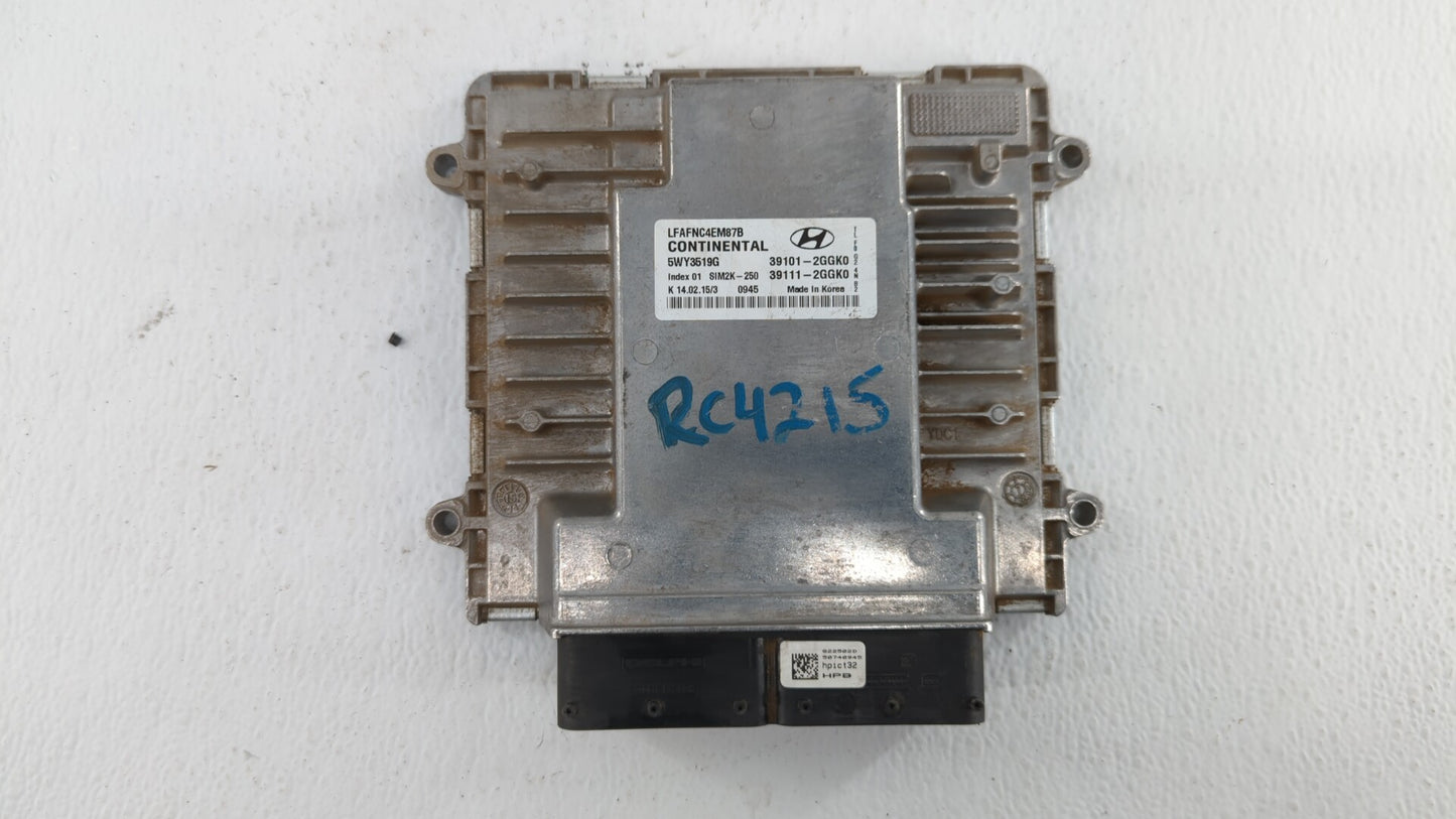 2015-2017 Hyundai Sonata PCM Engine Control Computer ECU ECM PCU OEM P/N:39101-2GGL2 39111-2GGL2 Fits Fits 2015 2016 2017 OE