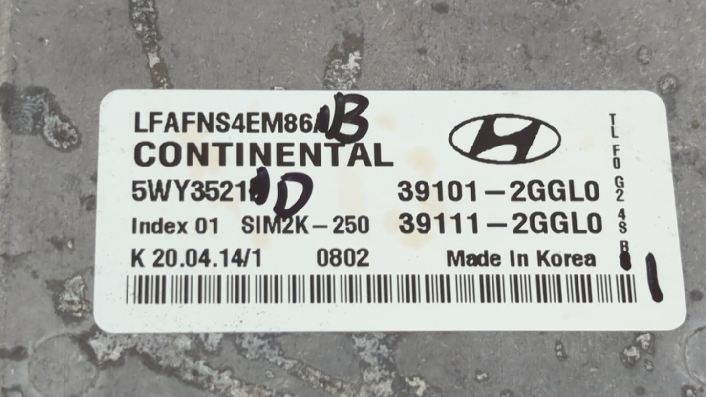 2015-2017 Hyundai Sonata PCM Engine Control Computer ECU ECM PCU OEM P/N:39101-2GGL0 39111-2GGL0 Fits Fits 2015 2016 2017 OE