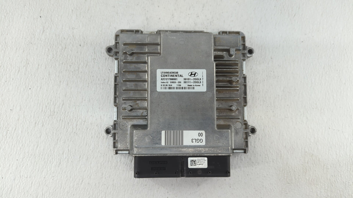2015-2017 Hyundai Sonata PCM Engine Control Computer ECU ECM PCU OEM P/N:39101-2GGL3 39111-2GGL3, 39101-2GGL0 Fits 2015 2016