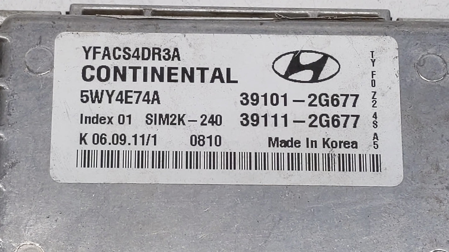 2015-2017 Hyundai Sonata PCM Engine Control Computer ECU ECM PCU OEM P/N:39101-2GGL3 39111-2GGL3 Fits Fits 2015 2016 2017 OE