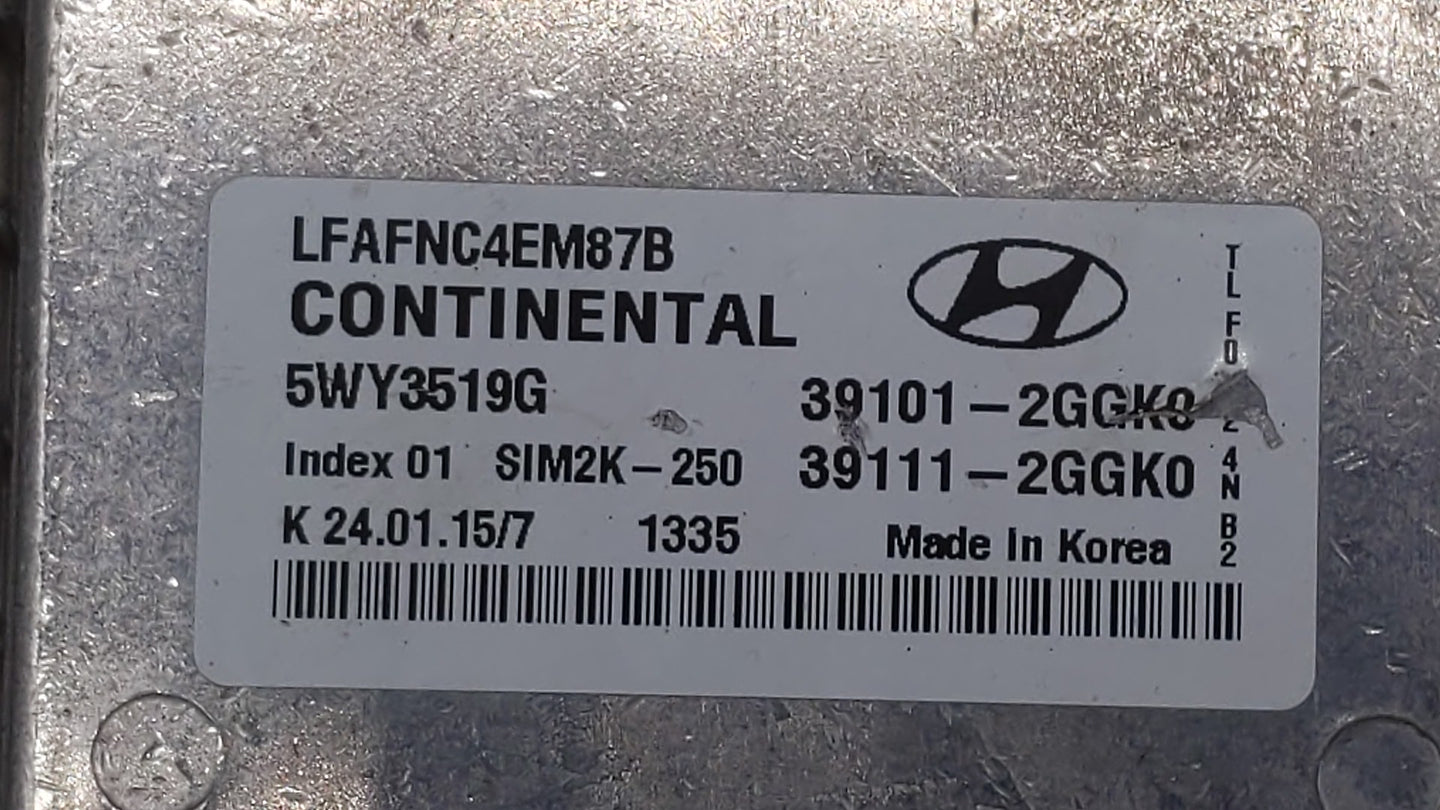 2015-2017 Hyundai Sonata PCM Engine Control Computer ECU ECM PCU OEM P/N:39101-2GGL2 39111-2GGL2 Fits Fits 2015 2016 2017 OE