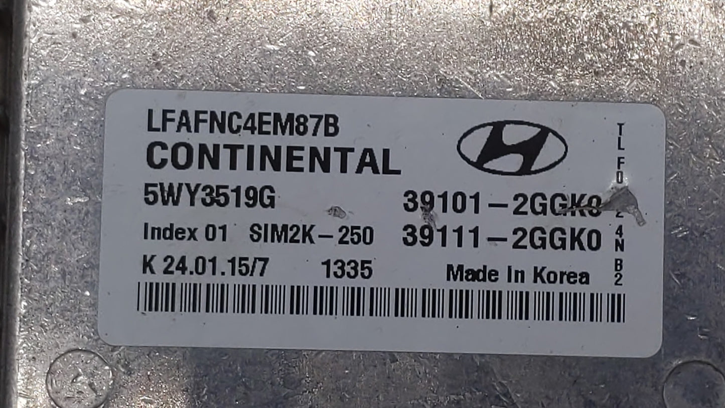 2015-2017 Hyundai Sonata PCM Engine Control Computer ECU ECM PCU OEM P/N:39101-2GGL2 39111-2GGL2 Fits Fits 2015 2016 2017 OE