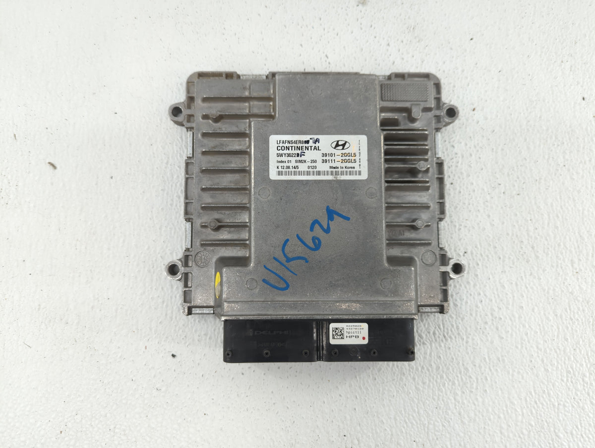 2015-2017 Hyundai Sonata PCM Engine Control Computer ECU ECM PCU OEM P/N:39101-2GGL5 39111-2GGL5, 39101-2GGL6 Fits 2015 2016