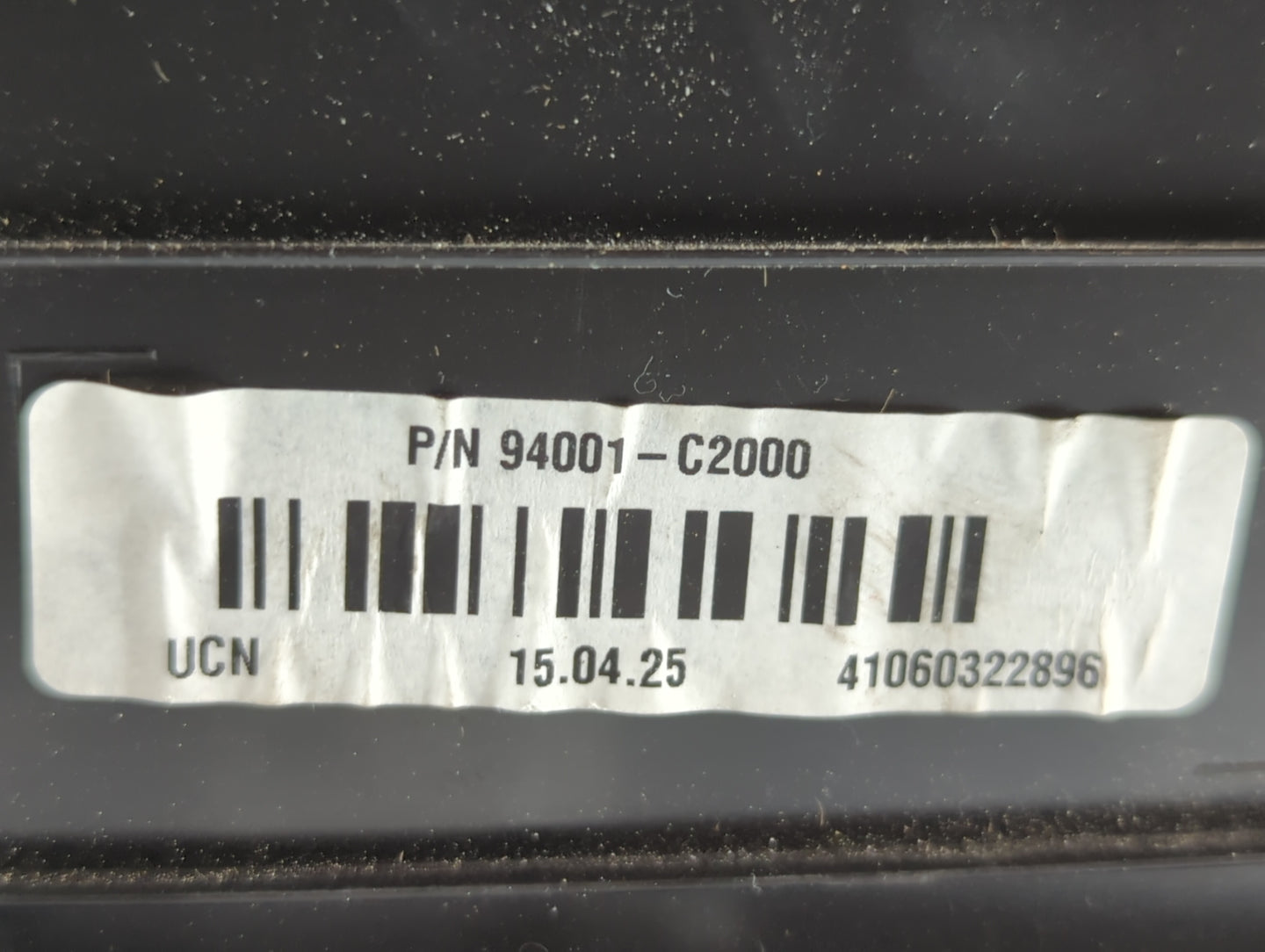 2015 Hyundai Sonata Instrument Cluster Speedometer Gauges P/N:94001-C2000 Fits OEM Used Auto Parts - Oemusedautoparts1.com