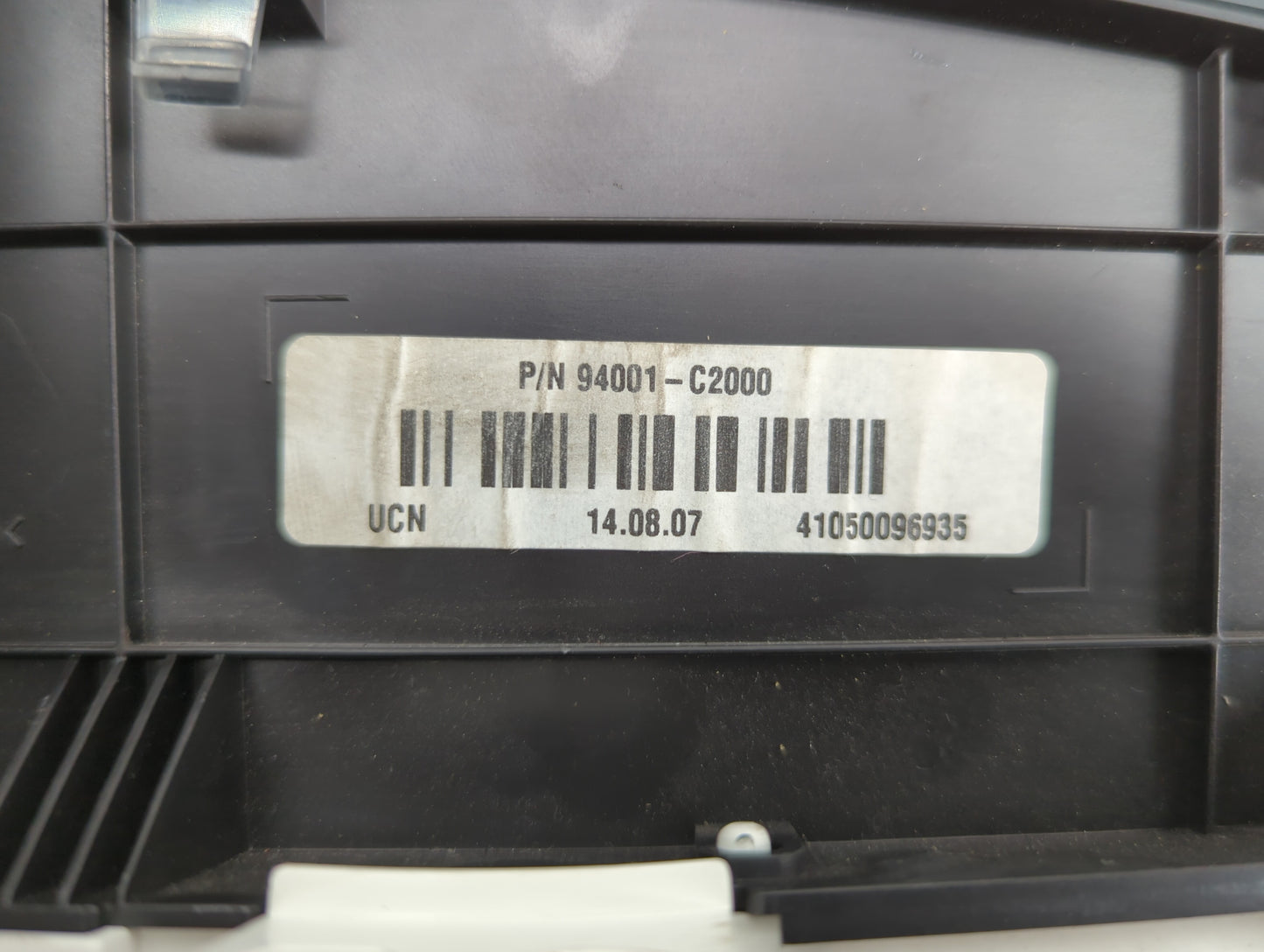 2015 Hyundai Sonata Instrument Cluster Speedometer Gauges P/N:94001-C2000 Fits OEM Used Auto Parts - Oemusedautoparts1.com