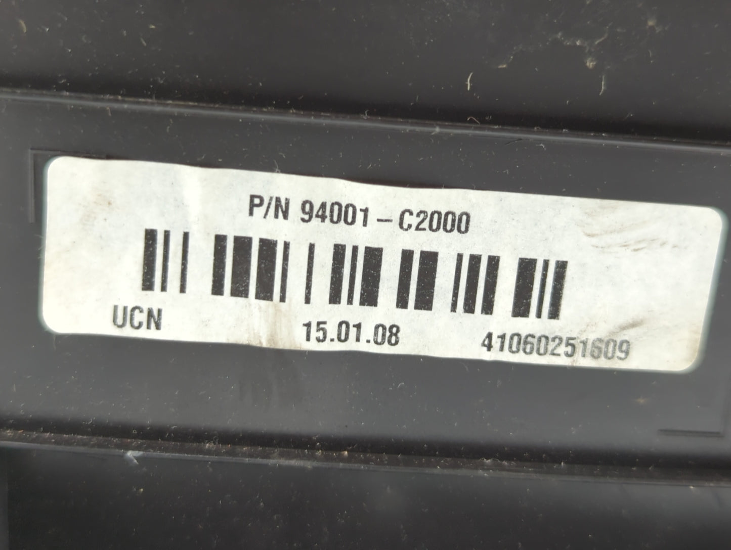 2015 Hyundai Sonata Instrument Cluster Speedometer Gauges P/N:94001-C2000 Fits OEM Used Auto Parts - Oemusedautoparts1.com