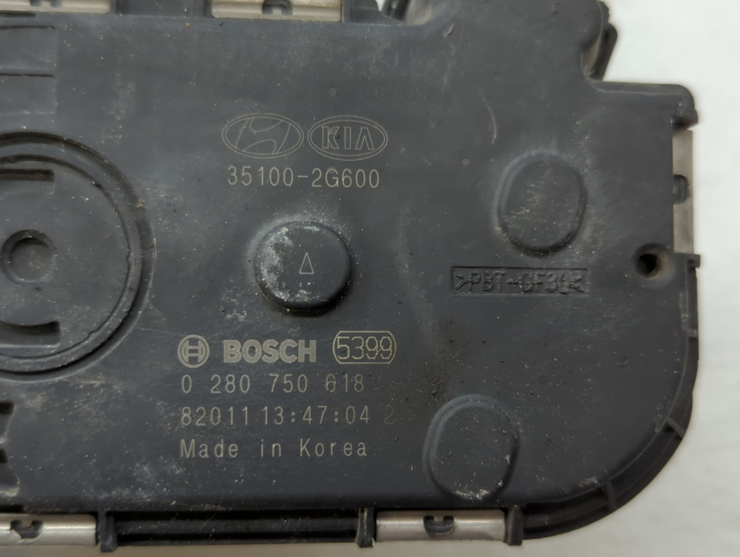 2015-2019 Hyundai Sonata Throttle Body P/N:0 280 750 618 35100-2G600 Fits Fits 2015 2016 2017 2018 2019 OEM Used Auto Parts 