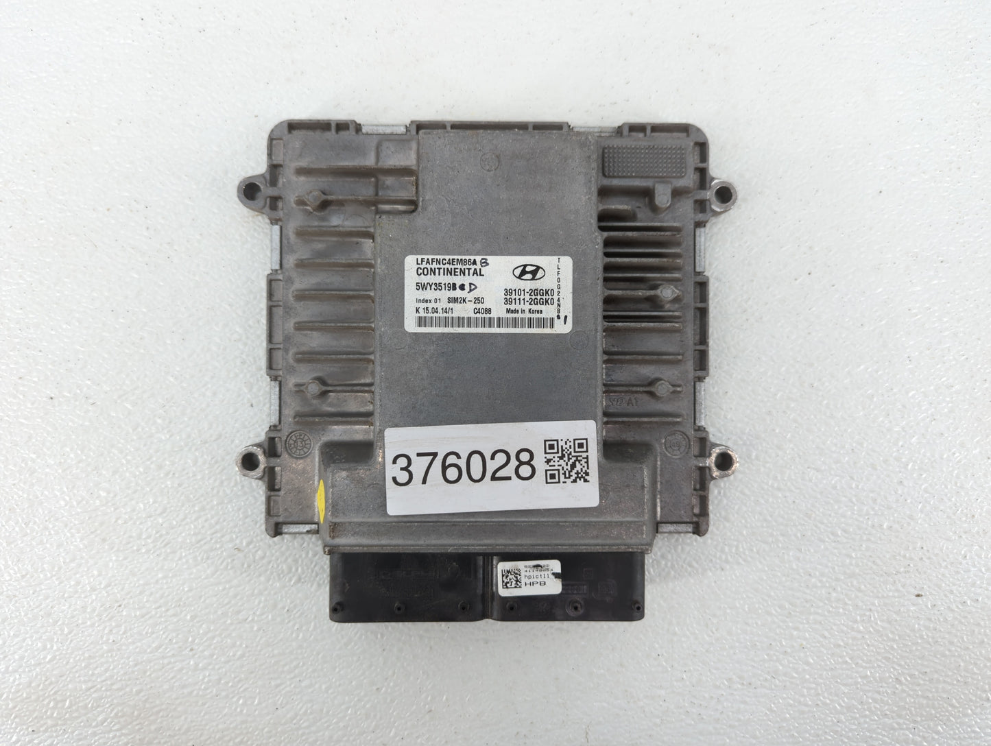 2015-2017 Hyundai Sonata PCM Engine Control Computer ECU ECM PCU OEM P/N:39111-2GGK0 39111-2GGL3 Fits Fits 2015 2016 2017 OE