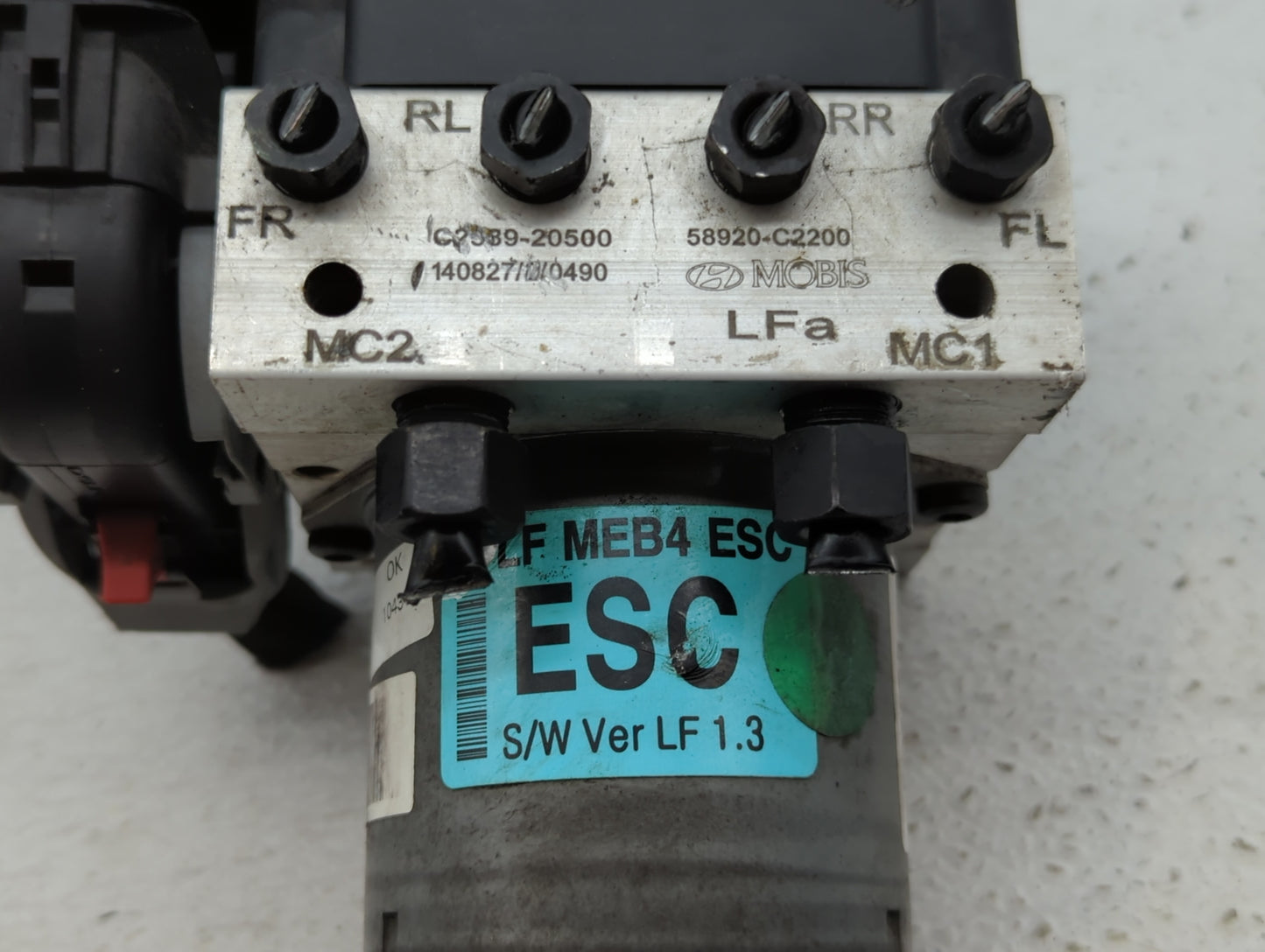 2015 Hyundai Sonata ABS Pump Control Module Replacement P/N:61589-45100 58920-C2200, 58920-C2201, 58920-C2500 Fits OEM Used 