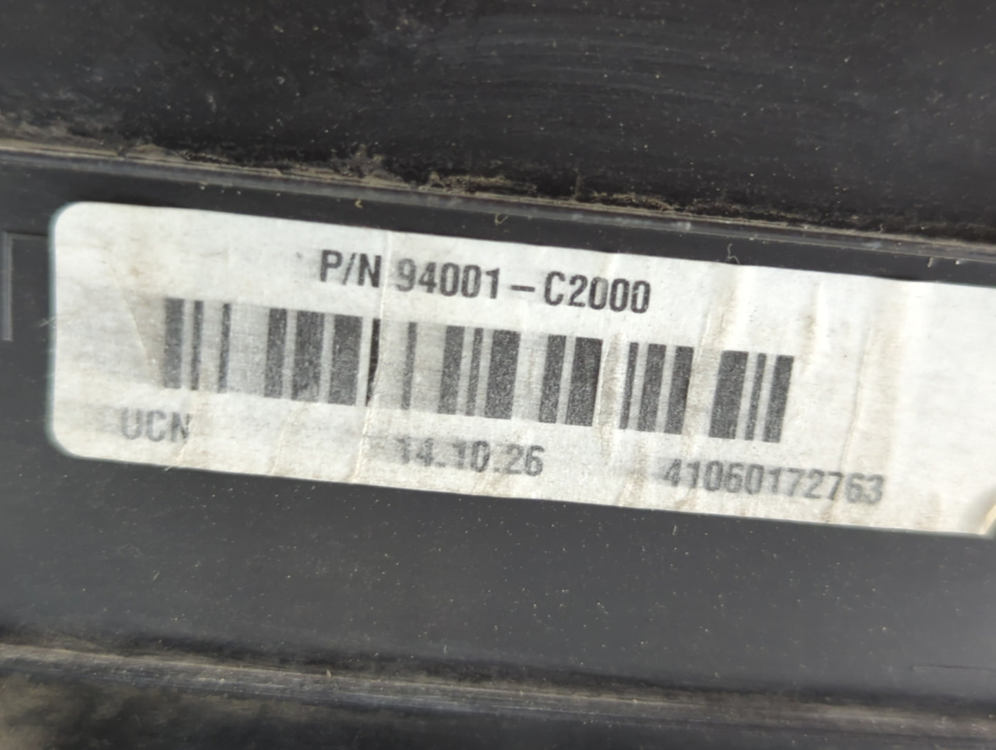 2015 Hyundai Sonata Instrument Cluster Speedometer Gauges P/N:94001-C2000 Fits OEM Used Auto Parts - Oemusedautoparts1.com
