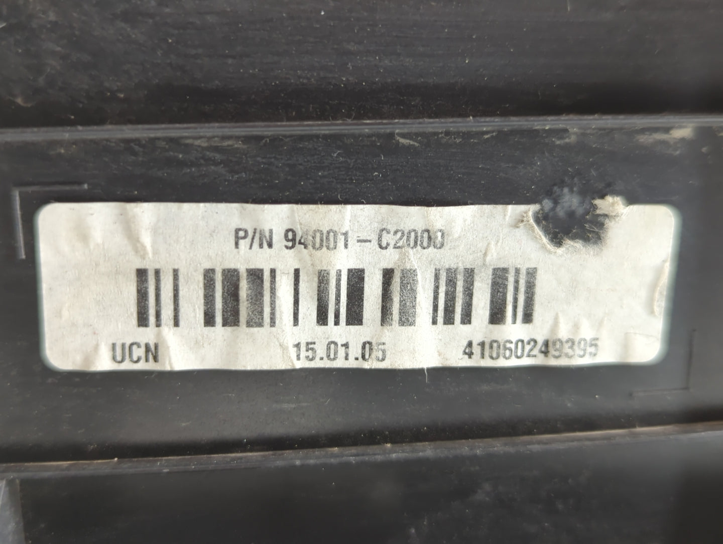 2015 Hyundai Sonata Instrument Cluster Speedometer Gauges P/N:94001-C2000 Fits OEM Used Auto Parts - Oemusedautoparts1.com