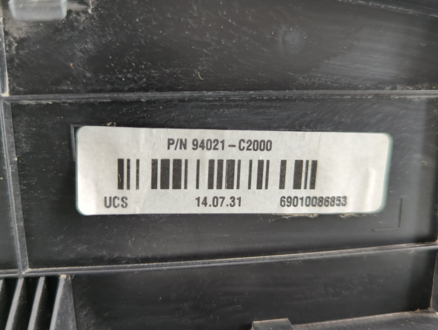 2015 Hyundai Sonata Instrument Cluster Speedometer Gauges P/N:94021-C2000 Fits Fits 1994 1995 OEM Used Auto Parts - Oemuseda