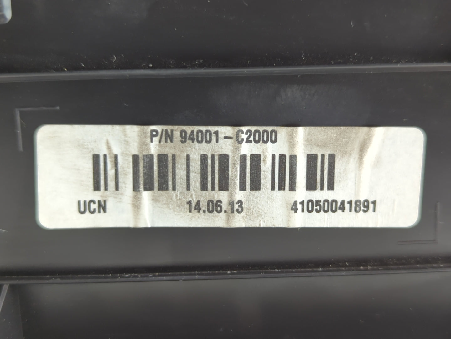 2015 Hyundai Sonata Instrument Cluster Speedometer Gauges P/N:94001-C2000 Fits OEM Used Auto Parts - Oemusedautoparts1.com