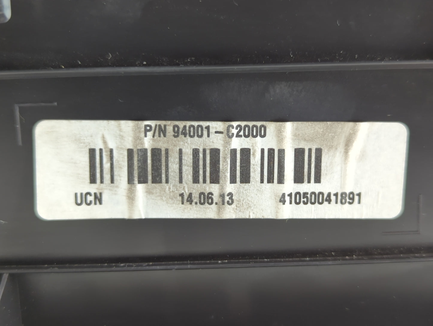 2015 Hyundai Sonata Instrument Cluster Speedometer Gauges P/N:94001-C2000 Fits OEM Used Auto Parts - Oemusedautoparts1.com