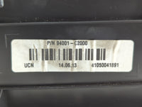 2015 Hyundai Sonata Instrument Cluster Speedometer Gauges P/N:94001-C2000 Fits OEM Used Auto Parts - Oemusedautoparts1.com