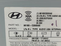 Hyundai Sonata Am Fm Cd Player Radio Receiver - Oemusedautoparts1.com