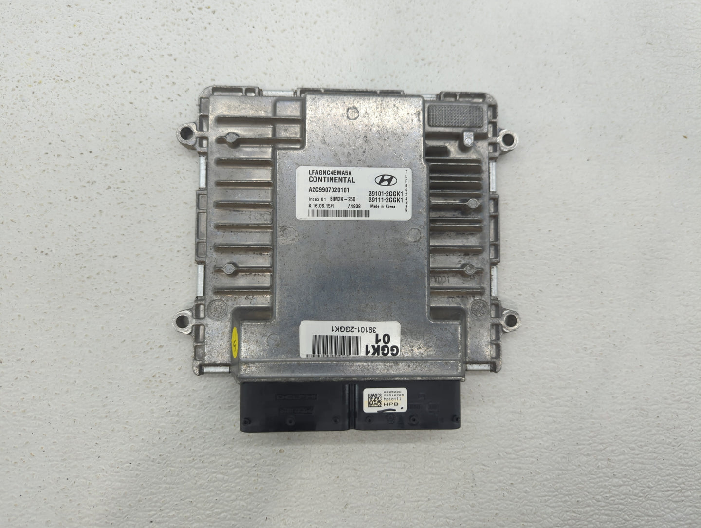 2015-2017 Hyundai Sonata PCM Engine Control Computer ECU ECM PCU OEM P/N:39101-2GGL1 39111-2GGL3 Fits Fits 2015 2016 2017 OE
