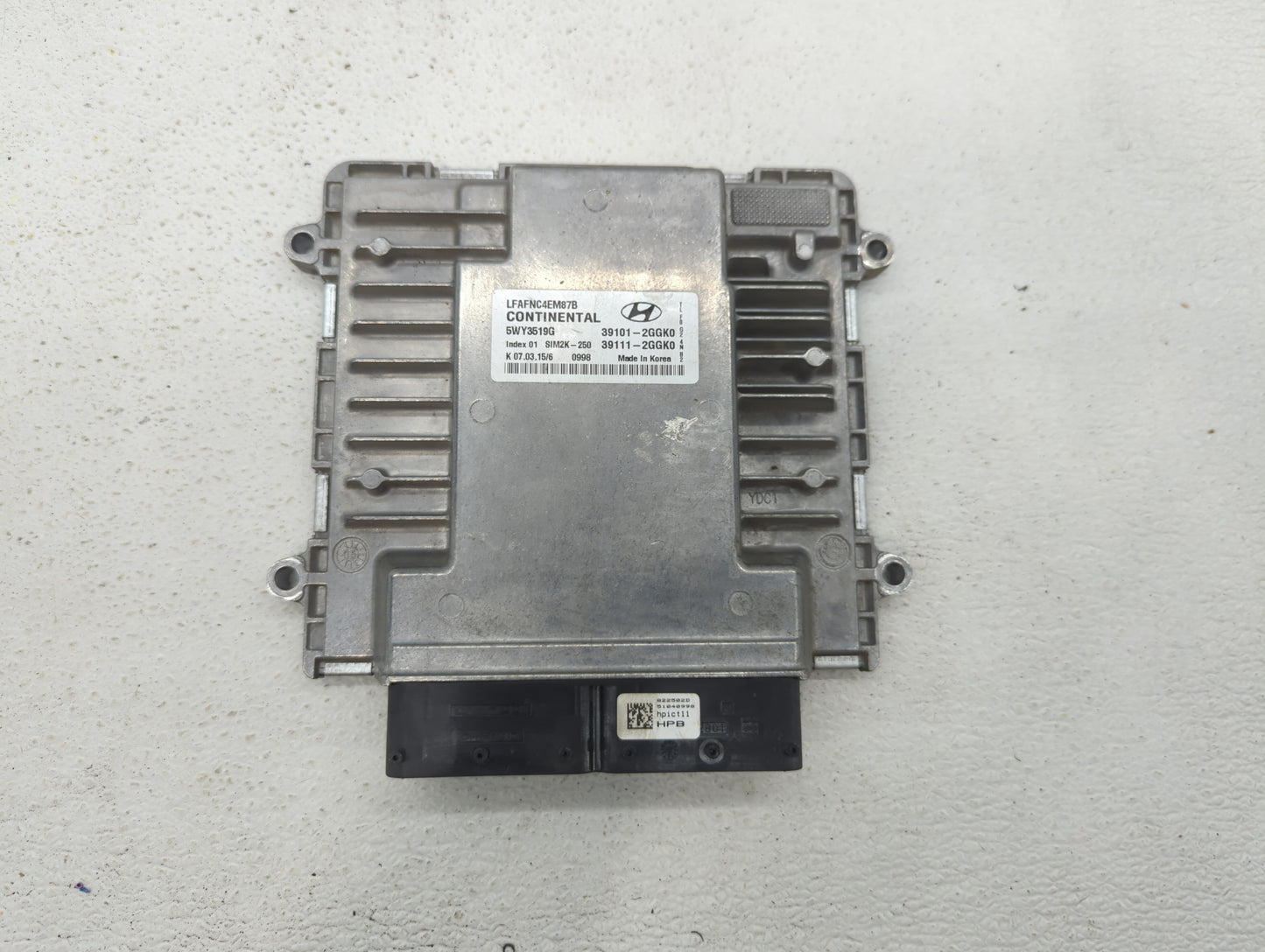 2015-2017 Hyundai Sonata PCM Engine Control Computer ECU ECM PCU OEM P/N:39101-2GGL1 39111-2GGL3 Fits Fits 2015 2016 2017 OE