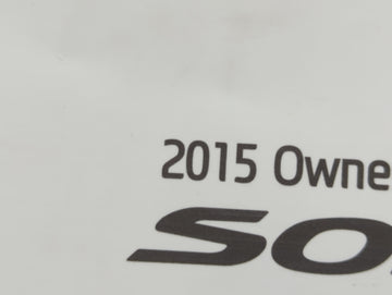 2015 Hyundai Sonata Owners Manual Book Guide OEM Used Auto Parts