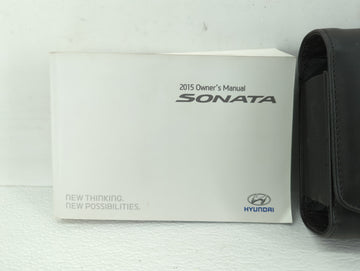 2015 Hyundai Sonata Owners Manual Book Guide OEM Used Auto Parts