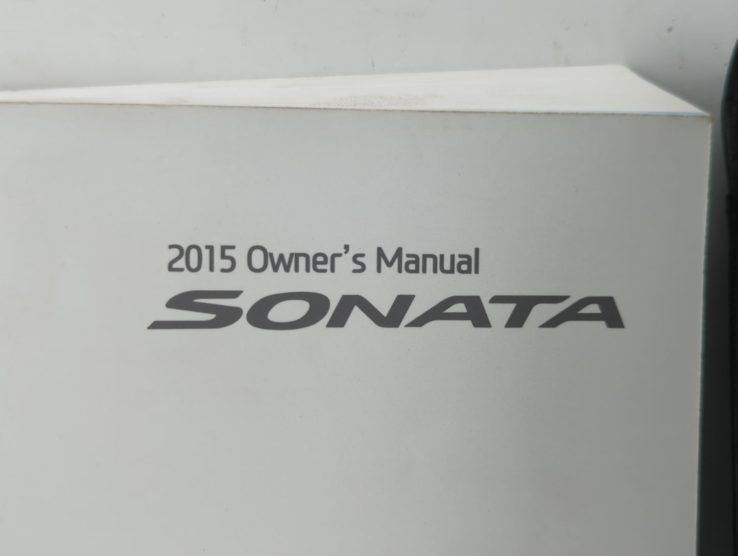 2015 Hyundai Sonata Owners Manual Book Guide OEM Used Auto Parts - Oemusedautoparts1.com