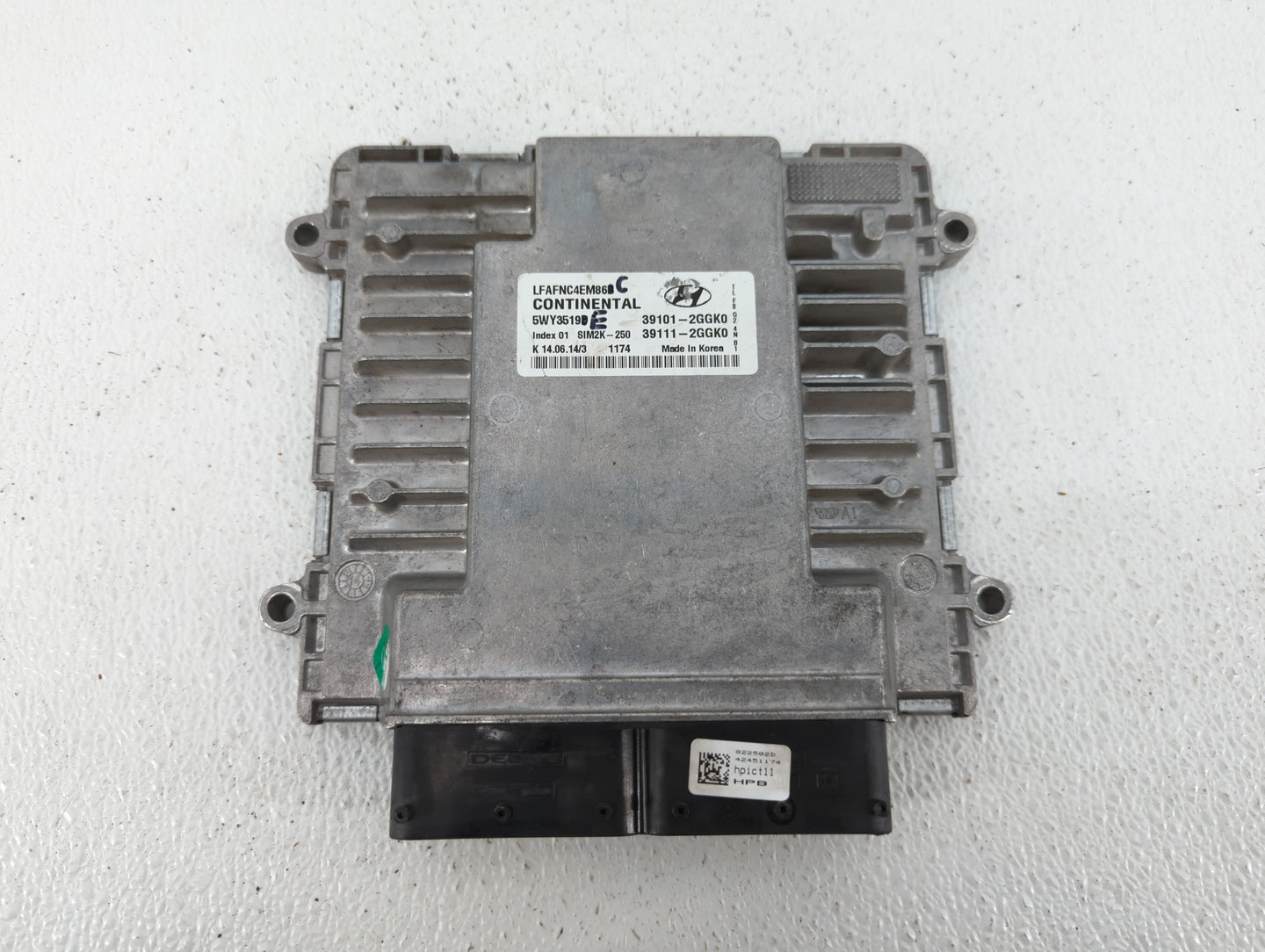 2015-2017 Hyundai Sonata PCM Engine Control Computer ECU ECM PCU OEM P/N:39111-2GGL3 39101-2GGL3 Fits Fits 2015 2016 2017 OE