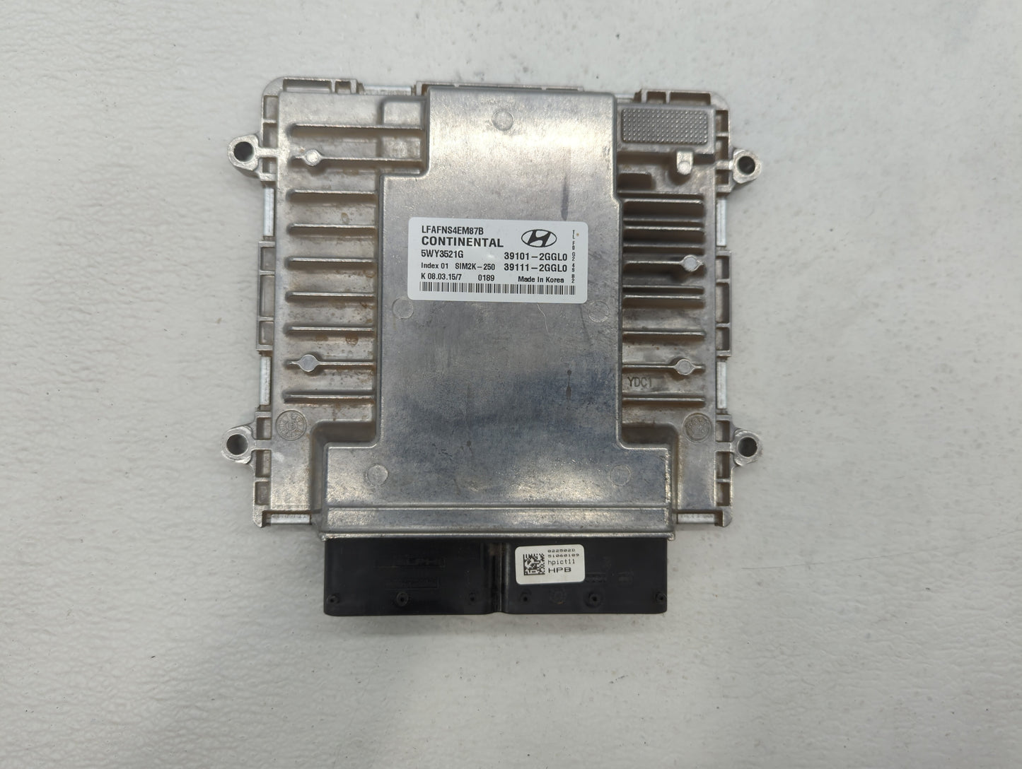2015-2017 Hyundai Sonata PCM Engine Control Computer ECU ECM PCU OEM P/N:39101-2GGL0 39101-2GGK3 Fits Fits 2015 2016 2017 OE