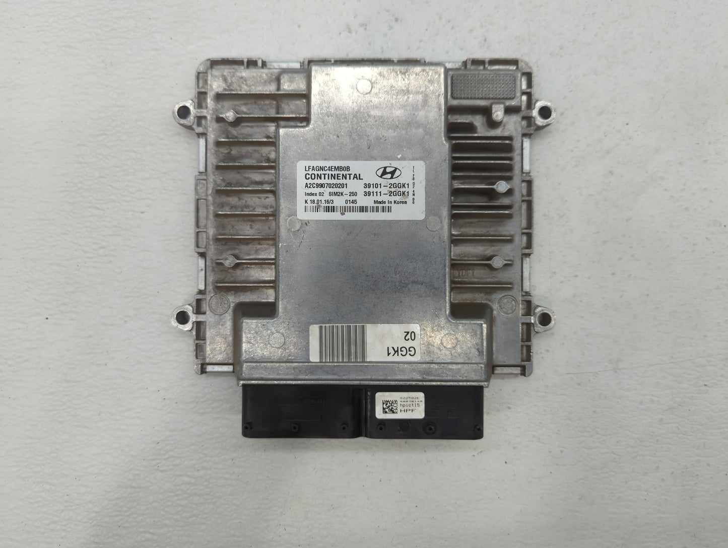 2015-2017 Hyundai Sonata PCM Engine Control Computer ECU ECM PCU OEM P/N:39111-2GGL3 39101-2GGL3 Fits Fits 2015 2016 2017 OE