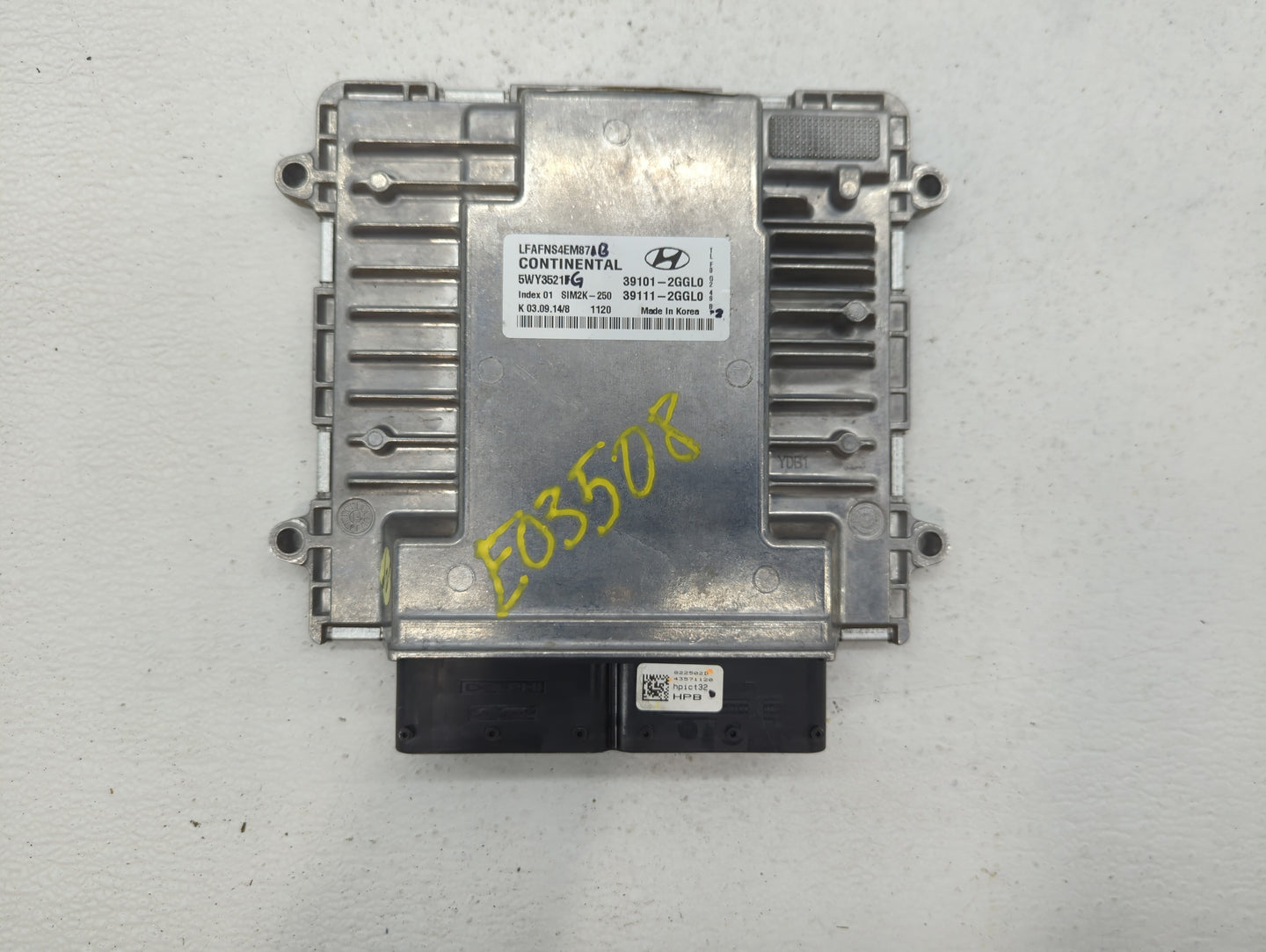 2015-2017 Hyundai Sonata PCM Engine Control Computer ECU ECM PCU OEM P/N:39111-2GGL0 39101-2GGL0 Fits Fits 2015 2016 2017 OE