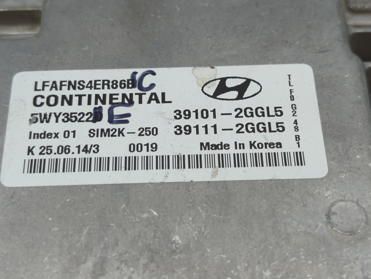 2015-2017 Hyundai Sonata PCM Engine Control Computer ECU ECM PCU OEM P/N:39101-2GGL5 39111-2GGL3, 39101-2GGL3 Fits 2015 2016