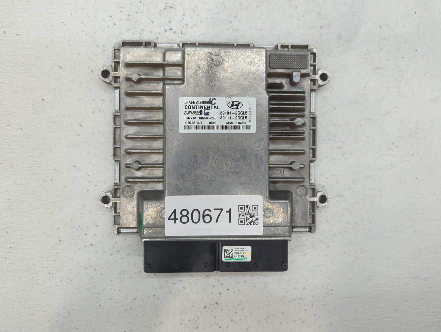 2015-2017 Hyundai Sonata PCM Engine Control Computer ECU ECM PCU OEM P/N:39101-2GGL5 39111-2GGL3 Fits Fits 2015 2016 2017 OE