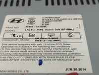 2015-2017 Hyundai Sonata Am Fm Cd Player Radio Receiver - Oemusedautoparts1.com