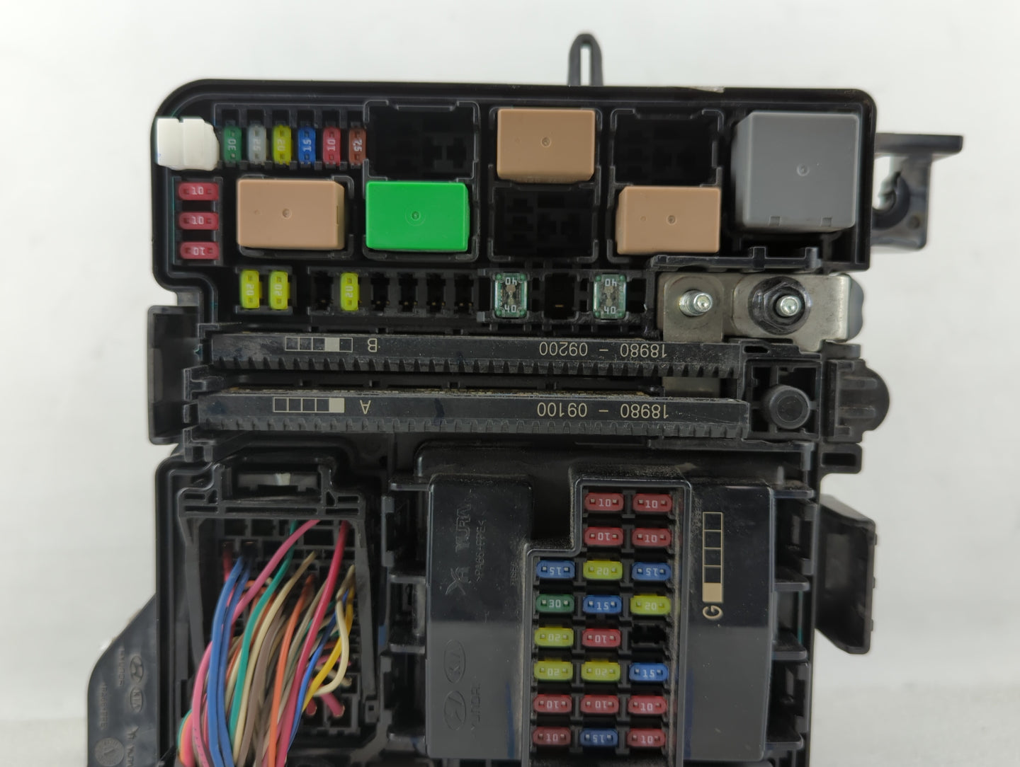2015 Hyundai Sonata Fusebox Fuse Box Panel Relay Module P/N:91951-C2850 91200C2010LA, 6423-0102-7-000 Fits OEM Used Auto Par