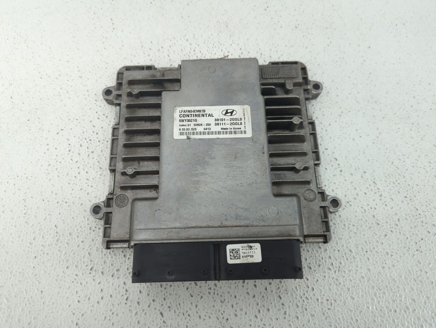 2015-2017 Hyundai Sonata PCM Engine Control Computer ECU ECM PCU OEM P/N:39111-2GGL0 39101-2GGL0 Fits Fits 2015 2016 2017 OE