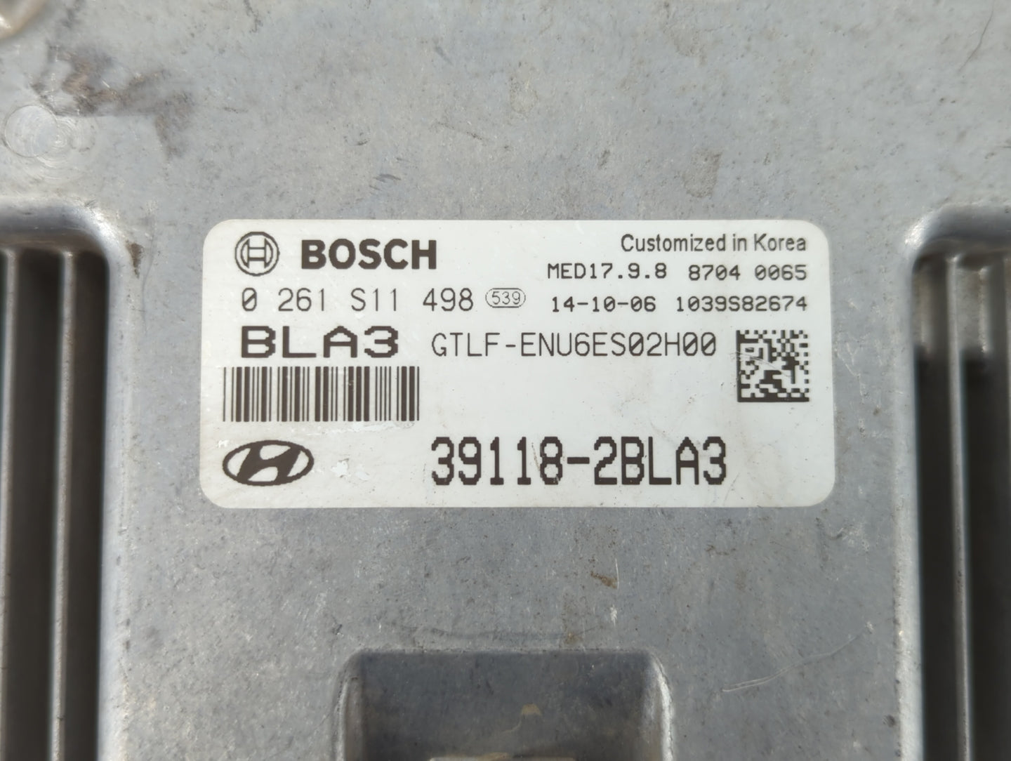 2015 Hyundai Sonata PCM Engine Control Computer ECU ECM PCU OEM P/N:39101-2GGL0 39118-2BLA3 Fits OEM Used Auto Parts - Oemus