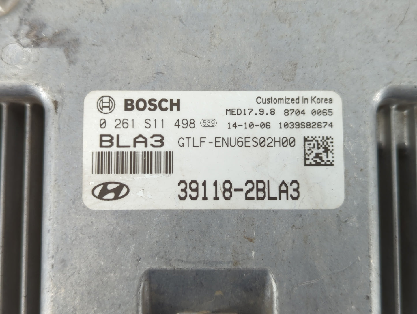 2015 Hyundai Sonata PCM Engine Control Computer ECU ECM PCU OEM P/N:39101-2GGL0 39118-2BLA3 Fits OEM Used Auto Parts - Oemus