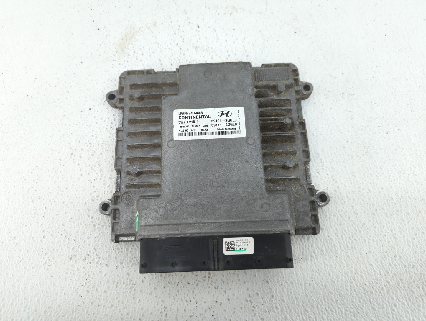 2015-2017 Hyundai Sonata PCM Engine Control Computer ECU ECM PCU OEM P/N:39111-2GGL0 39101-2GGL0 Fits Fits 2015 2016 2017 OE