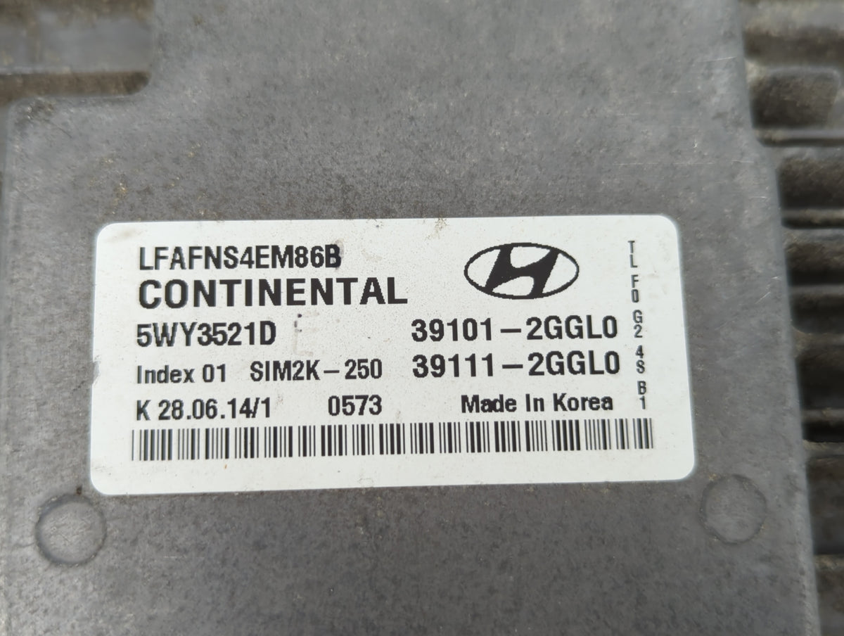 2015-2017 Hyundai Sonata PCM Engine Control Computer ECU ECM PCU OEM P/N:39111-2GGL0 39101-2GGL0 Fits 2015 2016 2017 OEM Use