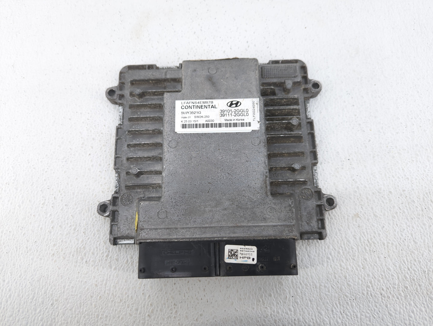 2015-2017 Hyundai Sonata PCM Engine Control Computer ECU ECM PCU OEM P/N:39111-2GGL0 39101-2GGL0 Fits Fits 2015 2016 2017 OE