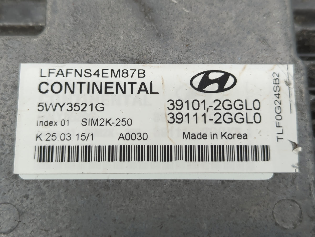 2015-2017 Hyundai Sonata PCM Engine Control Computer ECU ECM PCU OEM P/N:39111-2GGL0 39101-2GGL0, 39111-2GGK8 Fits 2015 2016