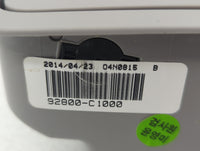 2015 Hyundai Sonata Overhead Roof Console Grey - Oemusedautoparts1.com
