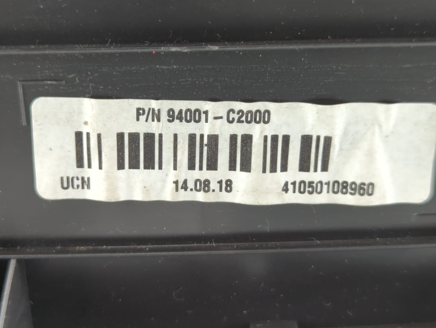 2015 Hyundai Sonata Instrument Cluster Speedometer Gauges P/N:94001-C2000 Fits OEM Used Auto Parts - Oemusedautoparts1.com
