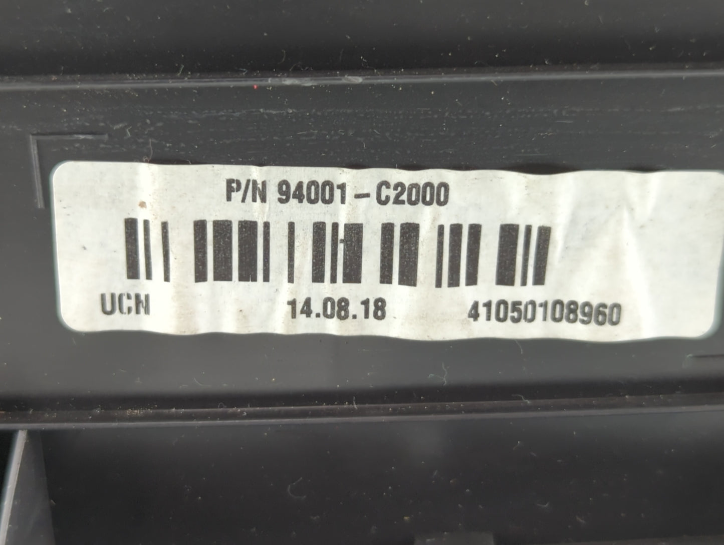 2015 Hyundai Sonata Instrument Cluster Speedometer Gauges P/N:94001-C2000 Fits OEM Used Auto Parts - Oemusedautoparts1.com