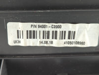 2015 Hyundai Sonata Instrument Cluster Speedometer Gauges P/N:94001-C2000 Fits OEM Used Auto Parts - Oemusedautoparts1.com