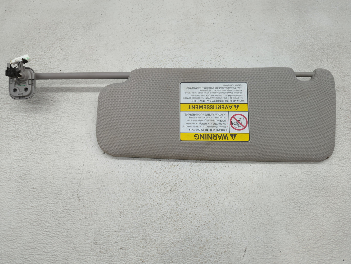 2015-2019 Hyundai Sonata Sun Visor Shade Replacement Passenger Right Mirror Fits Fits 2015 2016 2017 2018 2019 OEM Used Auto