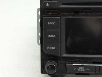2015-2017 Hyundai Sonata Radio AM FM Cd Player Receiver Replacement P/N:96180-C20004X Fits Fits 2015 2016 2017 OEM Used Auto Parts