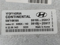 2011-2015 Hyundai Sonata PCM Engine Control Computer ECU ECM PCU OEM P/N:39105-2G917 39155-2G917 Fits OEM Used Auto Parts - 