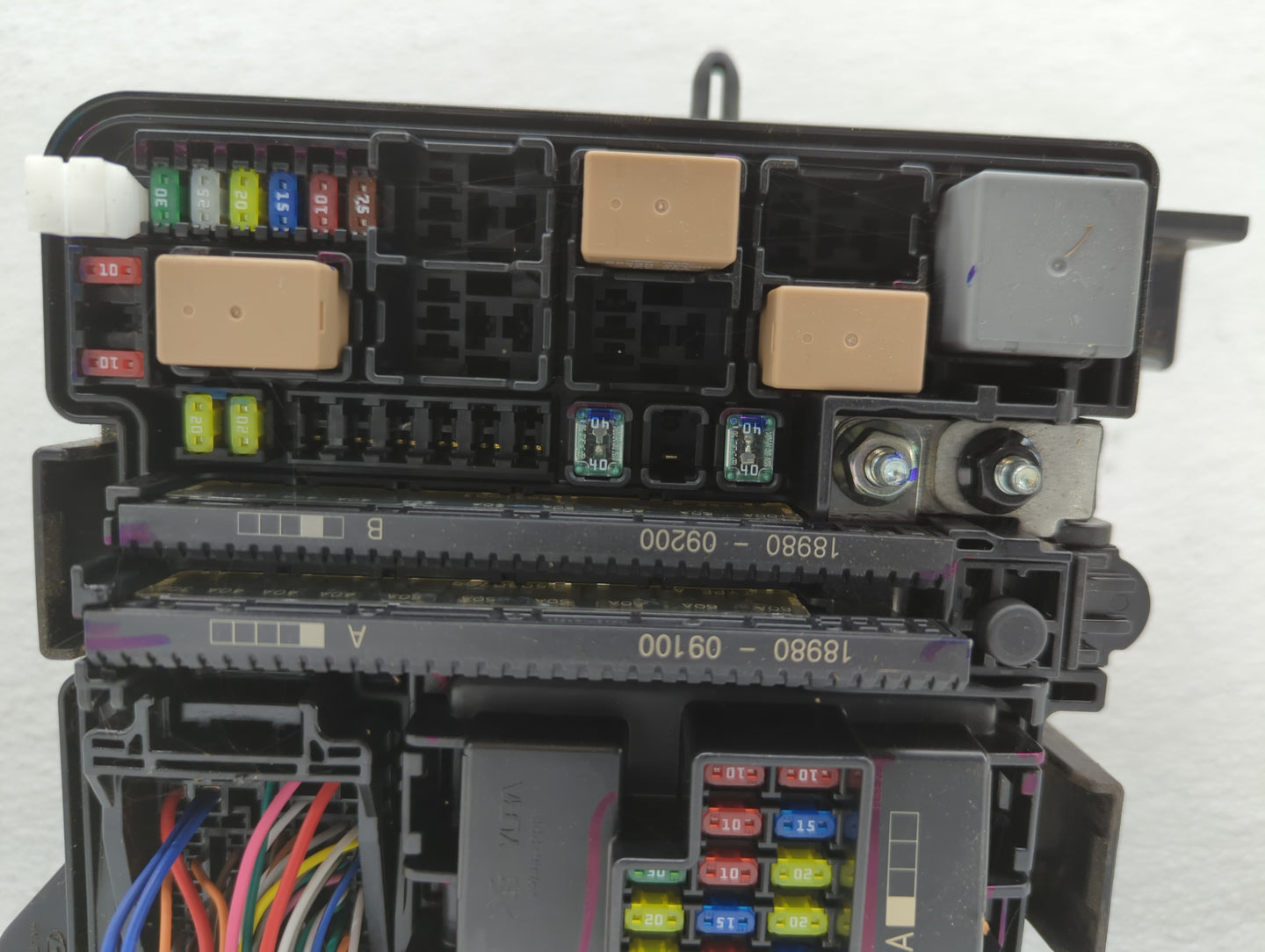 2015 Hyundai Sonata Fusebox Fuse Box Panel Relay Module P/N:91200-C2010 91950-C1820 Fits OEM Used Auto Parts - Oemusedautopa