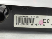 2015-2017 Hyundai Sonata Climate Control Module Temperature AC/Heater Replacement P/N:97250-4RD85 Fits Fits 2015 2016 2017 O